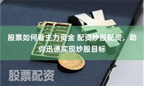 股票如何看主力资金 配资炒股配资，助你迅速实现炒股目标